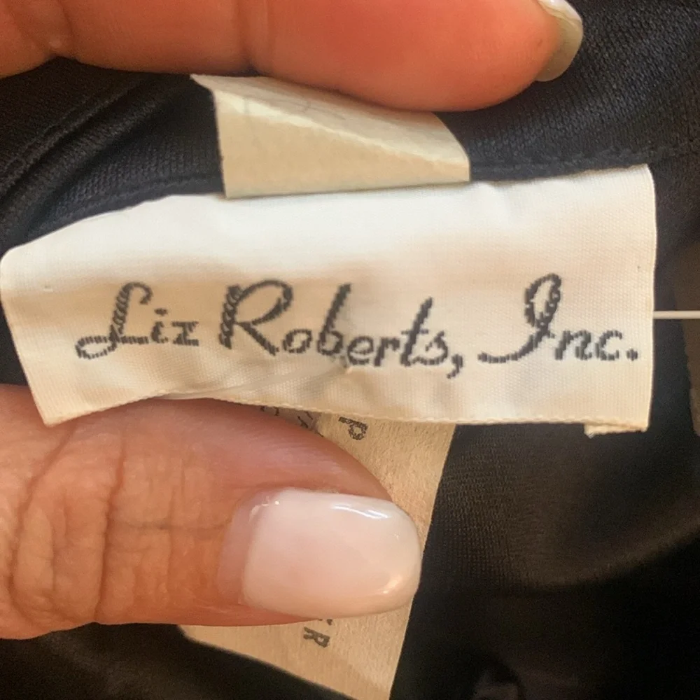 Elegant Black Pleated Dress - Picture 9 of 10